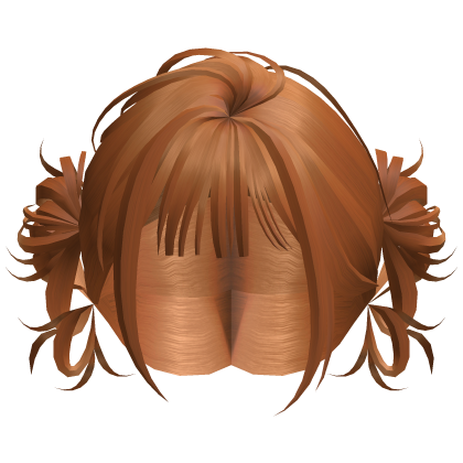 Mini Bun Bob Hair - Ginger