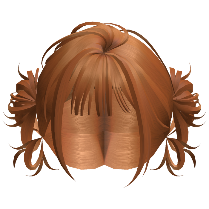 Mini Bun Bob Hair - Ginger