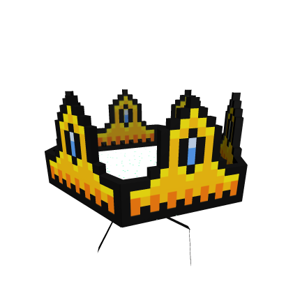 Golden Arcade Pixel Crown