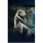 Blue the velociraptor