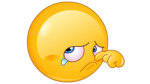 crying emoji :( :(