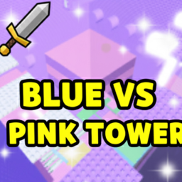 pink vs blue tower