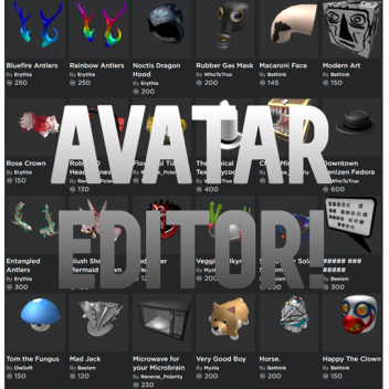 Avatar Editor! (WITH HEADLESS AND KORBLOX)