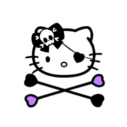 Purple Hello Kitty idk Roblox decal