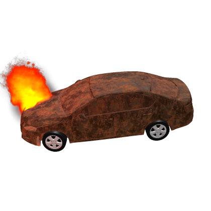 🌙 Car On fire! Delivery Truck Wallhop Challenge