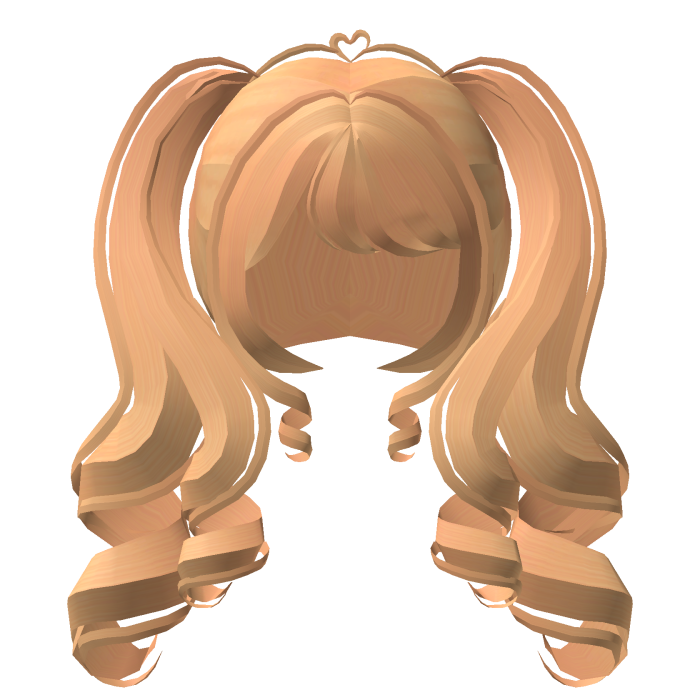 ♡ double curl big tweencore pigtails honey