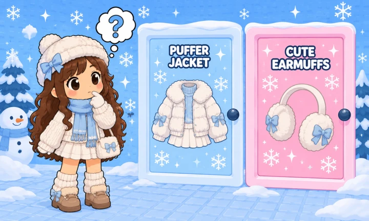 Winter Outfit Towers on Roblox, screenshot 2