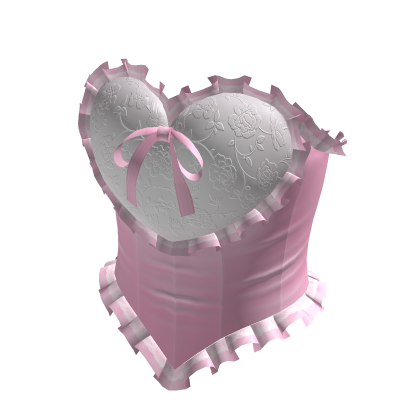 Valentines Laced Corset Pink