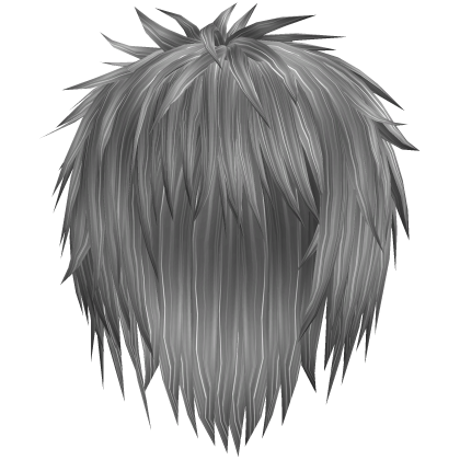 Silver Gothic Messy Moe Emo Hair 20. Roblox item