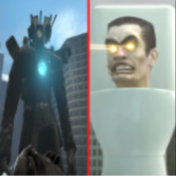 Camera man and speaker man Vs Skibi Toilet War