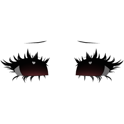 ۶ৎ kawaii doll 3d eyes with lashes (Red) thumbnail