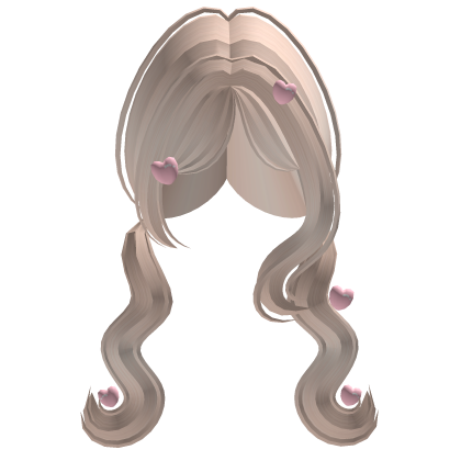 cute blond lovee pigtails  Roblox item