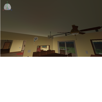 Suburban World with Fans and Air Conditioners