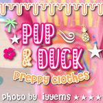 Pup and duck