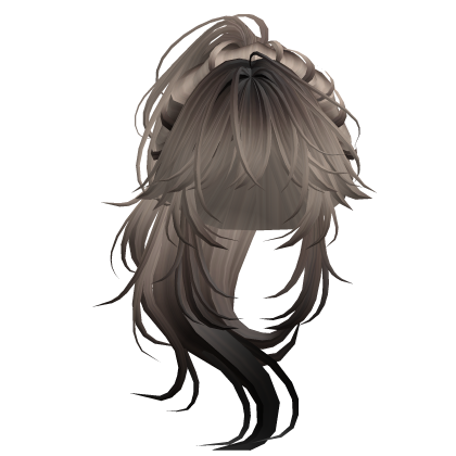 Wolfcut Anime Layered Ponytail Skunk