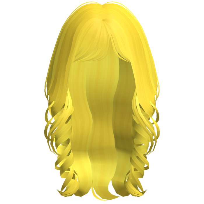Soft Coquette Long Wavy Hair (Yellow)