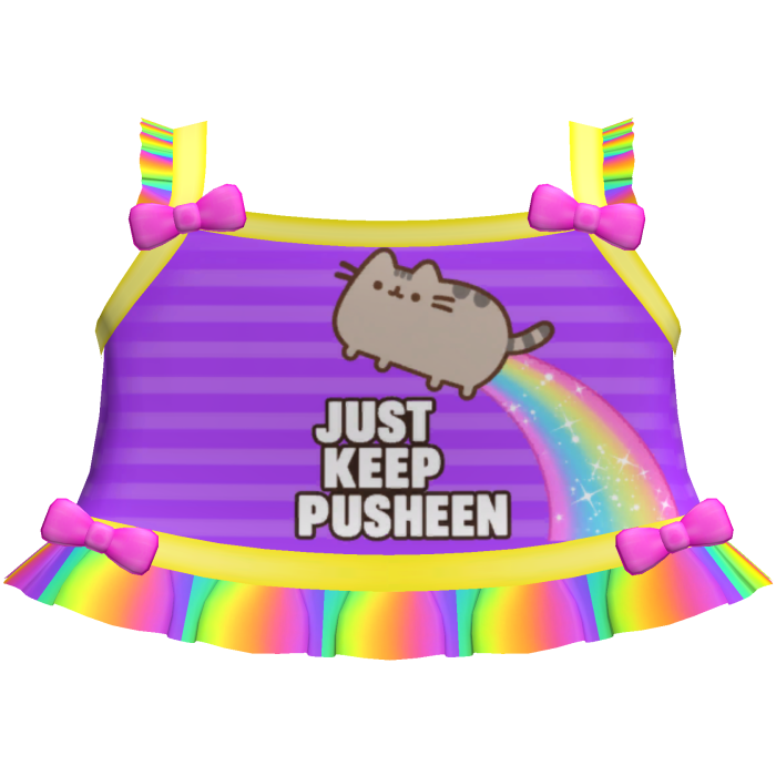 cute pusheen rainbow farts tweencore cutecore top