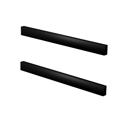 𐔌♡ : black simple shoujo girl hair clips Roblox item