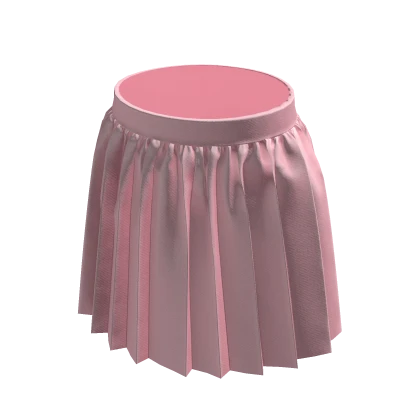 Pink pleated skirt roblox outlet