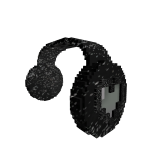 8-Bit Black Iron Headphones of Healing