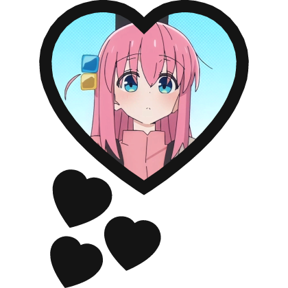 Hitori Gotou Thinking Hearts Bocchi The Rock