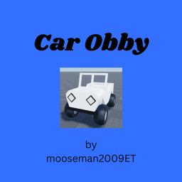 Obby but you're in a car (Christmas Update )