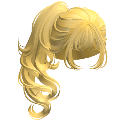 Messy Apple Girl Ponytail Yellow
