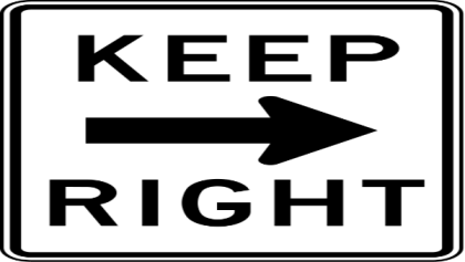 Keep Right Sign 2 Roblox decal