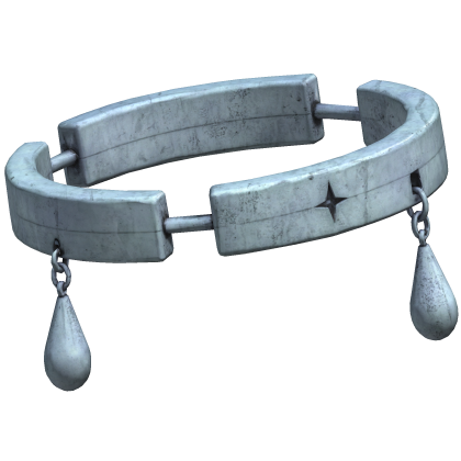 Ice Blue Broken Teardrop Halo