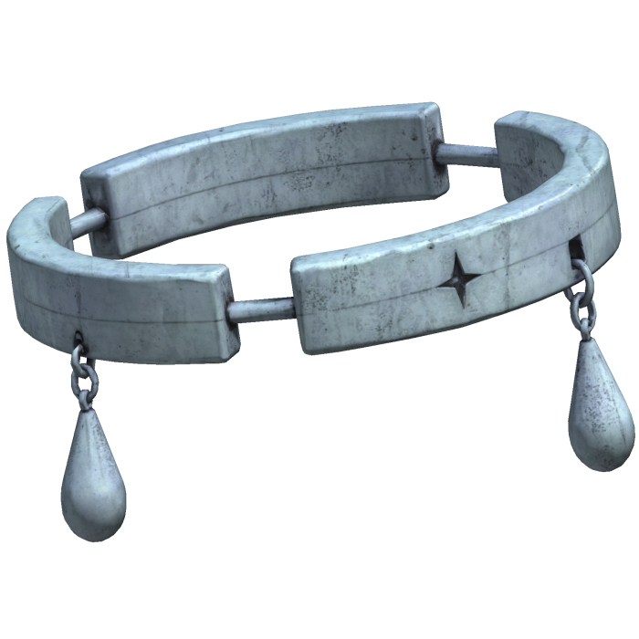 Ice Blue Broken Teardrop Halo