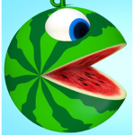 Watermelon Pac-Man Followers