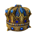 Opulent Sapphire Gold Crown