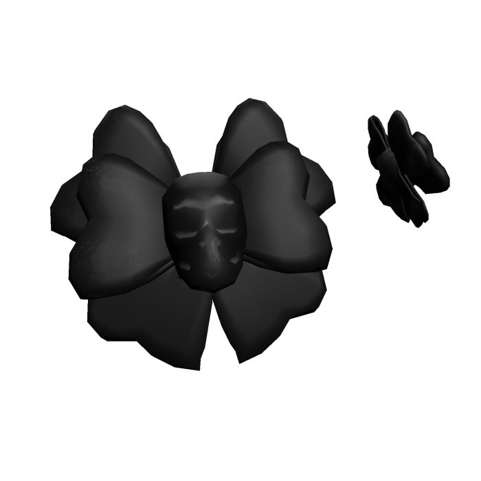 Goth Skull Hair Bows
