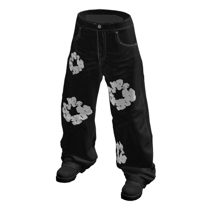 M11! - Denim Tears Baggy Jeans w/ BTimb boots