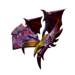 Pink Sparkling Winged Valk