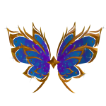 Royal Majestic Butterfly Wings