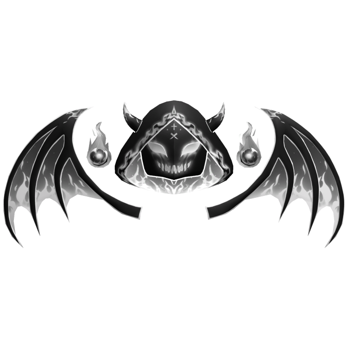 😈 Cartoony Demon Hood Wings