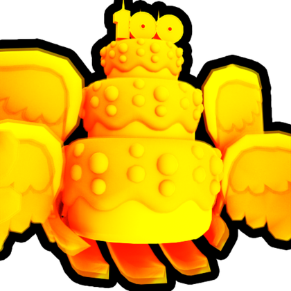Gold 100M Cake