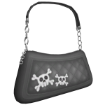 Y2K Grunge Black Shoulder Bag