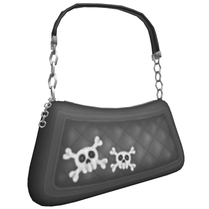 Y2K Grunge Black Shoulder Bag Roblox item