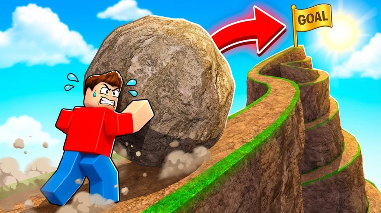 Empurre a Rocha | Jogue na Roblox