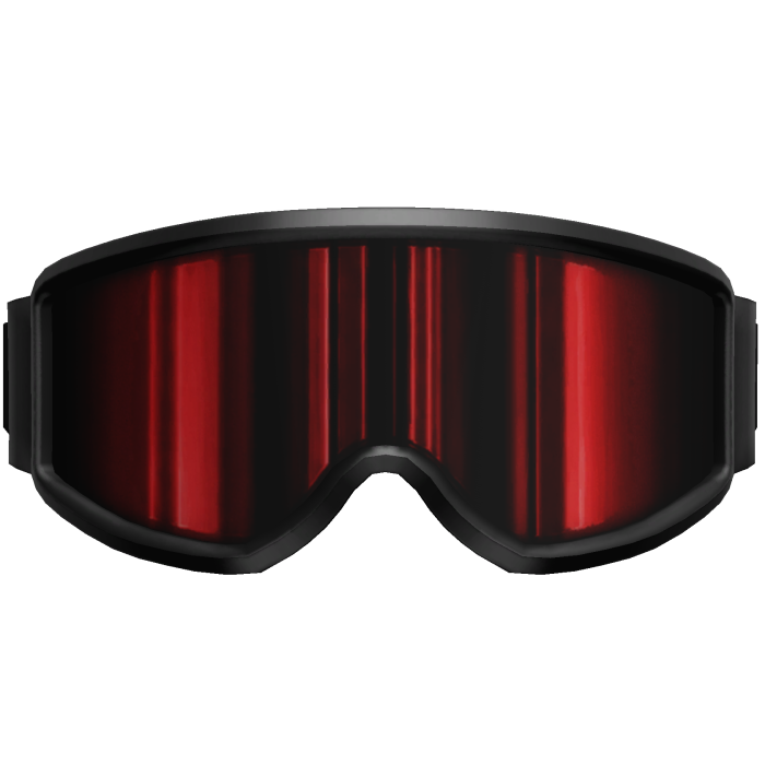 Red Ski Goggles