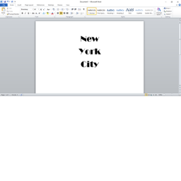new york (just released)