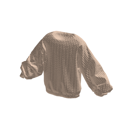 Cream Oversized Sweater