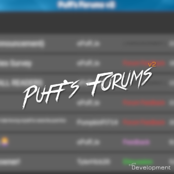 Puff's Forums 2 [Test Place]