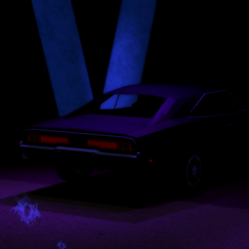Neon Gas Station
