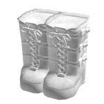 3.0 White Gothic Thigh-High Boots