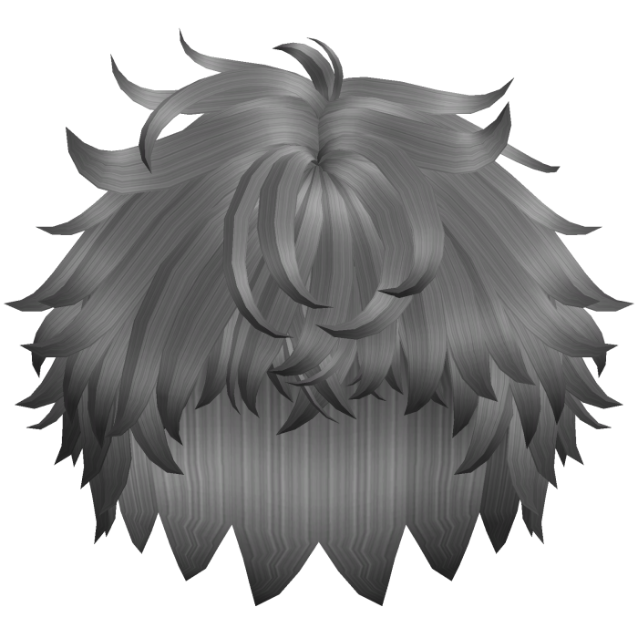 Messy Anime Short Wolfcut (Gray)