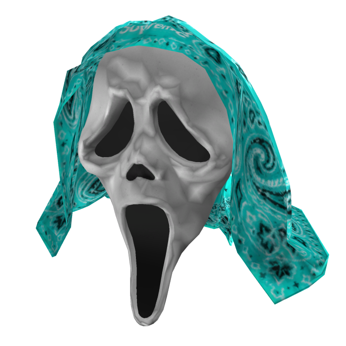 Scary Mask + Black Bandana