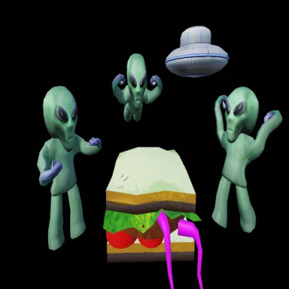 Space Sandwich Alien